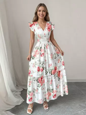 knitted cut out maxi dress Vacation Flirt Knit Cutout Maxi Dress