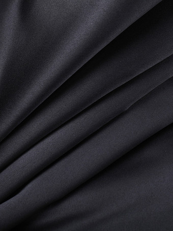 メッシュスリーブミニドレス（レディース） - ブラック エレガント モックネック パフスリーブ スケータードレス - 春のイブニングカクテルドレス 2026