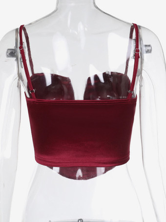 女性用コルセットトップ - サテンのディープVネックビスチェキャミソール - 夏の夜のクラブパーティー 2026