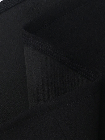 パールトリムミニドレス（レディース） - ブラックのエレガントなスクエアネックAラインスケータードレス - 2026年春のカクテルパーティー