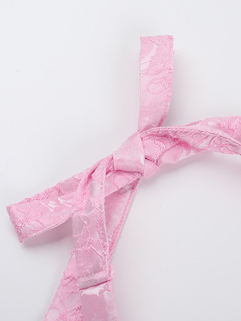 ホルターネックジャカードミニドレス（女性用） - 背中開きAラインスケータードレス（大きなリボン付き） - 夏の誕生日パーティー2026