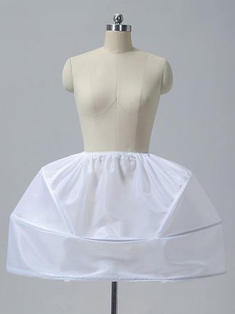 ホワイト ヴィンテージ ヴィクトリアン パニエ サイドフープ ドレス