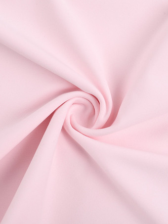 Coquette Bodycon Mini Dress For Women - Pastel Pink Long Sleeve Ruched Bust - Spring Brunch Date Night Outfits 2026