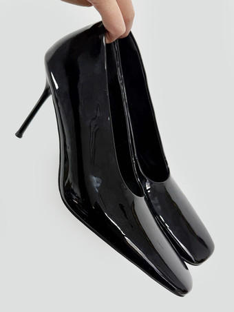 レディース セクシー パンプス スクエアトゥ スリッポン ドレスシューズ