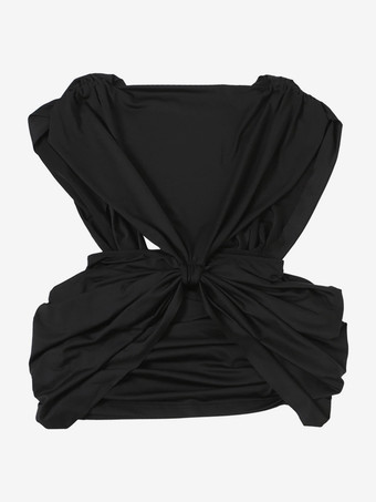 ディープVツイストミニドレス（女性用） - セクシーなカットアウトギャザーボディコン - サマークラブナイトパーティー2026