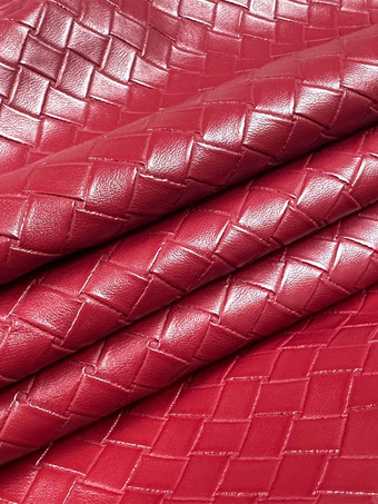 織り柄フェイクレザーボンバージャケット（レディース） - テクスチャード加工ジップアップクロップドジャケット - 2026年春のバイカーストリートウェア