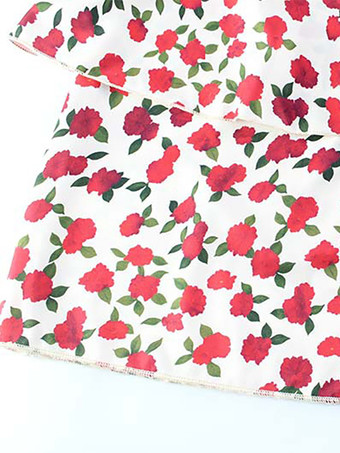 花柄の背中開きマキシドレス（女性用） - 花柄プリント、ティアードフリル裾、ハイカットスリット、ホルターネックガウン - 夏のセクシーなデートナイト衣装 2026