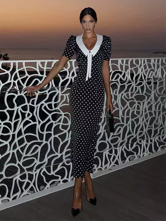 cotton dress clothes Loose printed White breezy for summer occasion: prom dresses color:custom color Short Sleeve A-Line Modest