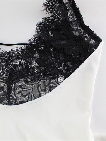 レースパッチワークマキシドレス（女性用） - セクシーなVネックボディコンノースリーブガウン - サマークラブウェアパーティナイト2026