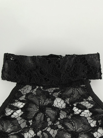 シアーレースパッチワークホルターネックマキシドレス（レディース） - ブラック セクシー バックレス マーメイド ボディコン - サマーフォーマルイブニングガウン 2026