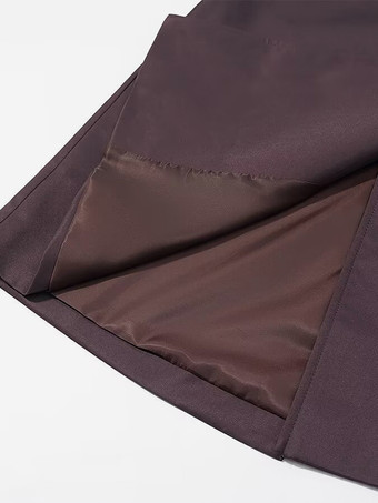 レディース用オーバーサイズトレンチコート - チョコレートブラウンのシックなダブルブレストマキシウィンドブレーカー - 2026年春の夜のお出かけに