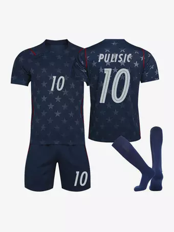 2026年アメリカ代表アウェイジャージ 背番号10 プリシッチ 3点セット
