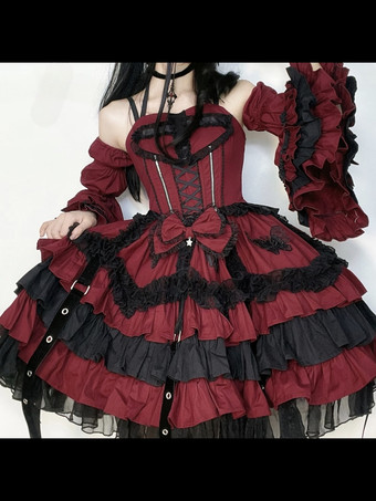   ゴシックロリータドレス 時崎狂三 フリルレーススリップドレス