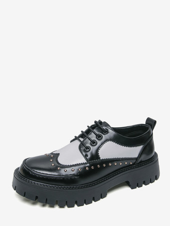 ブラック メンズカジュアルシューズ ラウンドトゥ レースアップシューズ