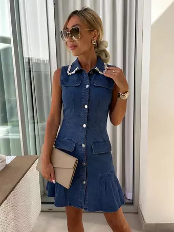 sachin and babi light blue dress The Best Sundresses for Mature Women