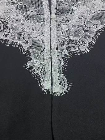 セクシーなコルセットレースブレザー（女性用） - ブラックとホワイトのコントラストビスチェスリムスーツジャケット - 2026年春の夜のパーティーに最適