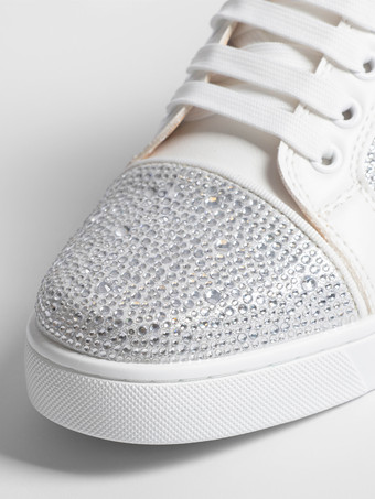 メンズ プロム パーティ スニーカー シューズ 快適なスエードレザー ラウンドトゥ ラインストーン アートワーク