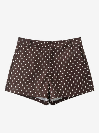 水玉模様のレディースツーピースセット - カジュアルなクロップドジャケットとショートパンツ - 2026年春のストリートウェア