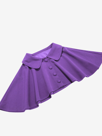 ヴィンテージ1950年代ミディドレス（ケープレット付き）女性用 - オードリー・ヘプバーン風Aラインスイングスケータードレス - サマーレトロパーティー2026