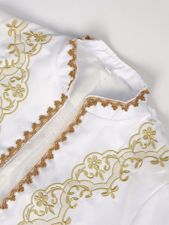 ブラック メンズ コート ヴィンテージ スチームパンク ヴィクトリアン 刺繍 長袖 レトロ コート