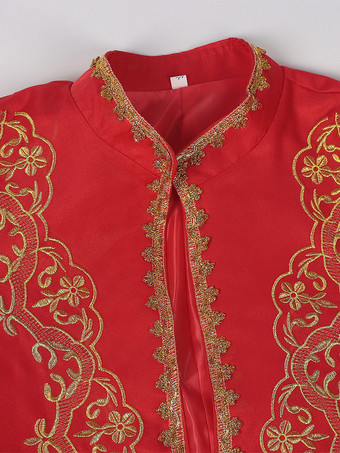 ブラック メンズ コート ヴィンテージ スチームパンク ヴィクトリアン 刺繍 長袖 レトロ コート