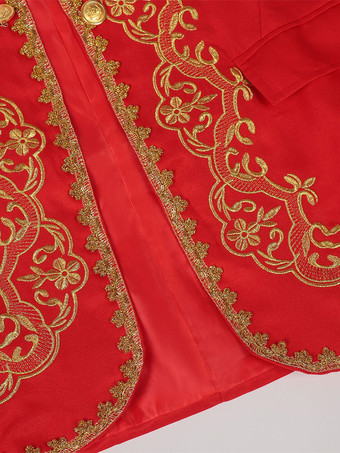 ブラック メンズ コート ヴィンテージ スチームパンク ヴィクトリアン 刺繍 長袖 レトロ コート