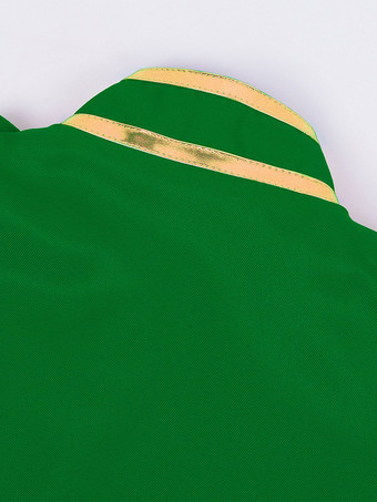 パープル メンズ レトロ スチームパンク コート ハイカラー 刺繍入り フロントジップ 長袖 ヴィンテージ コート