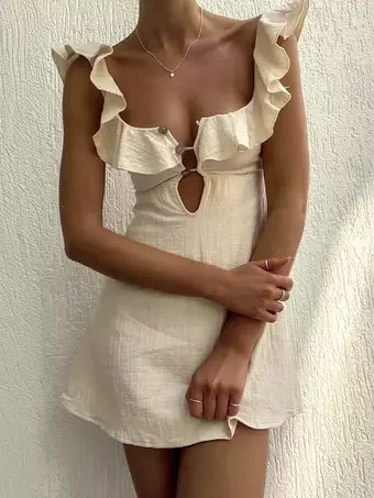 embroidered mini dress zara CATHARINA EMBROIDERED 3/4 SLV MINI DRESS – FEBE Clothing