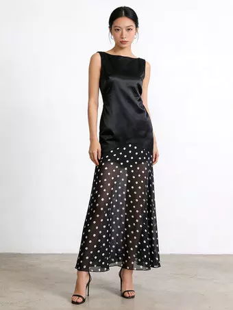 black maxi dress semi formal CLEARANCE main image 1