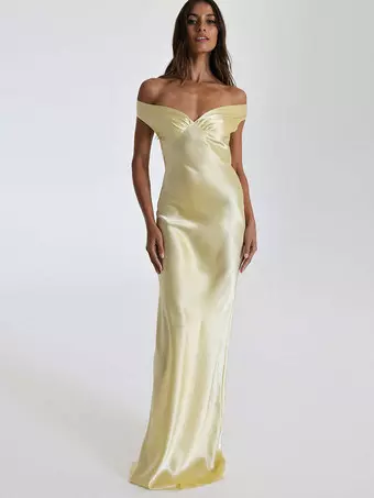 Party Dress Maxi Beige V-Neck Off-Shoulder Backless Chic Semi Formal Summer  Ball Gown - Milanoo.com