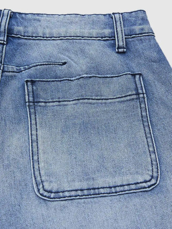 Jean clair taille haute court