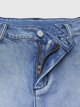 Jean clair taille haute court