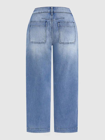 Jean clair taille haute court