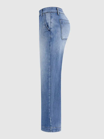 Jean clair taille haute court