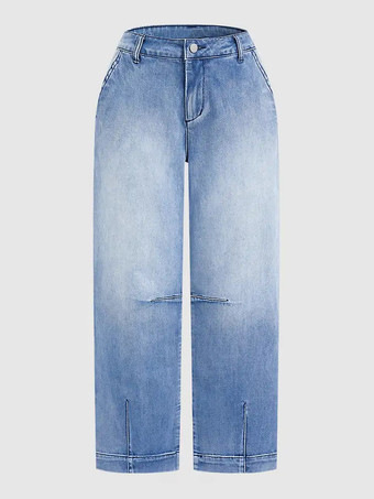 Jean clair taille haute court