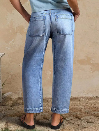 Jean clair taille haute court