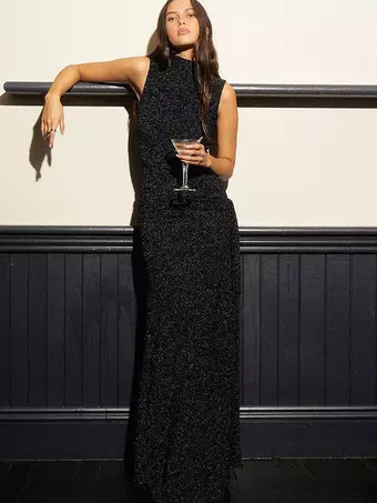 Party Dress Maxi Black Halter Belted Chic Semi Formal Dress - Milanoo.com Party Dress Maxi Black Halter Belted Chic Semi Formal Dress - Milanoo.com
