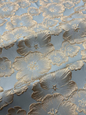 Robe de soirée trapèze bustier jacquard longueur cheville