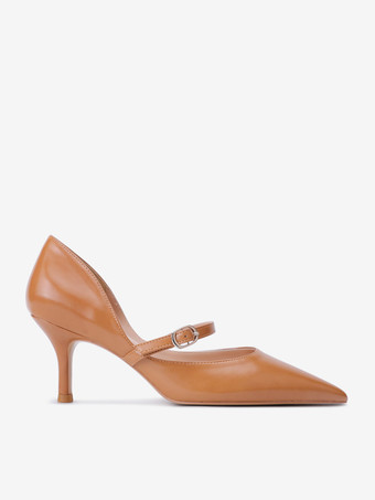 Escarpins à petits talons hauts grande taille pour femmes bout pointu détail boucle à enfiler