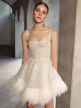 white lace club dress Bohemian Womens Floor Length A Line Dress Empire Waist Short Flutter Sleeve Up To 50% Off