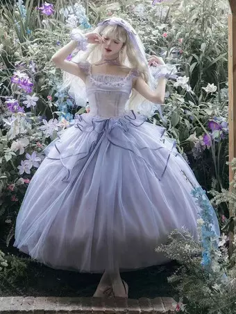 purple fairy wedding dress Aurora Butterfly Gown main image 0