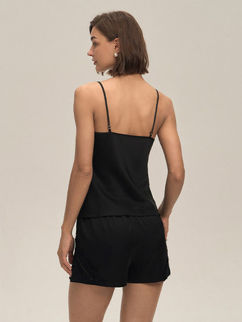 ホームウェア ストラップネック ノースリーブ服 ポリエステル製衣装