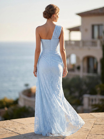 Robe de demoiselle d'honneur robe de bal robe de soirée longue en dentelle robe d'invitée de mariage