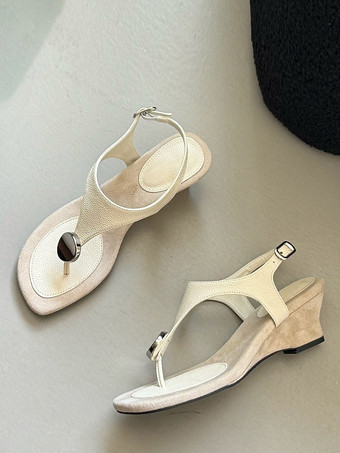 Sandales compensées noires tongs chaussures sandales à détails métalliques