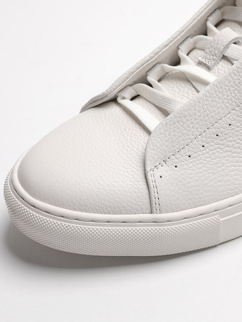 Chaussures décontractées pour hommes chaussures de skate noires à bout rond et lacets