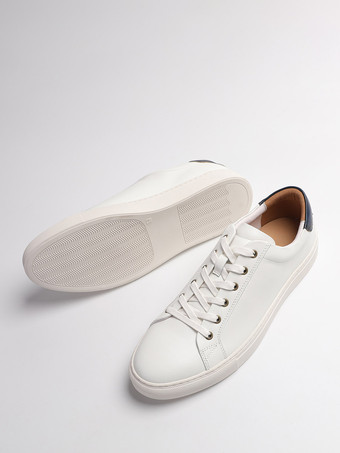 Chaussures décontractées pour hommes baskets de skate à lacets en cuir véritable à bout rond