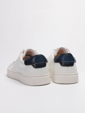 Chaussures décontractées pour hommes baskets de skate à lacets en cuir véritable à bout rond