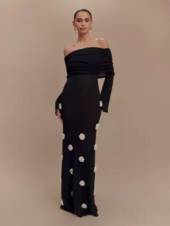 long sleeve off the shoulder dress casual Women's 2024 Casual Sweater Dress Long Sleeve Off-Shoulder High Neck Maxi Knit Sweater Dress at Amazon Women's Clothing store