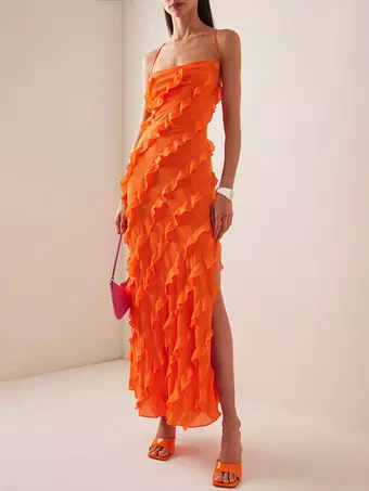 orange semi formal dress orange dresses formal Orange Semi Formal Dress