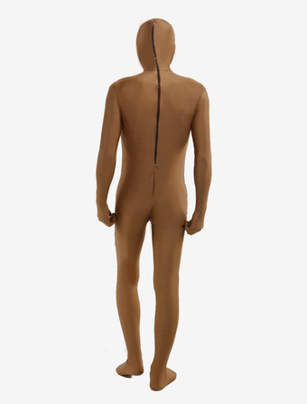 Carnevale Zentai Lycra Spandex per Halloween 2026 Costume Morphsuit colore carne Halloween